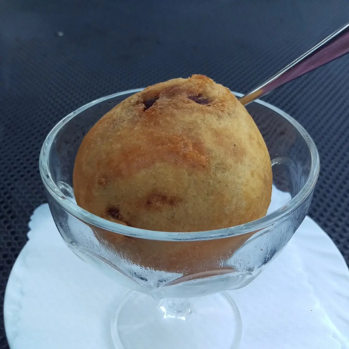 Flambiertes Eis