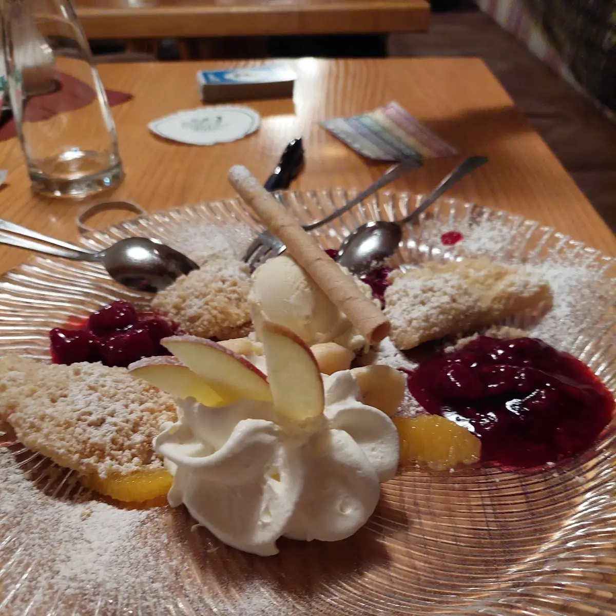 Nougatravioli In Butterbrösel