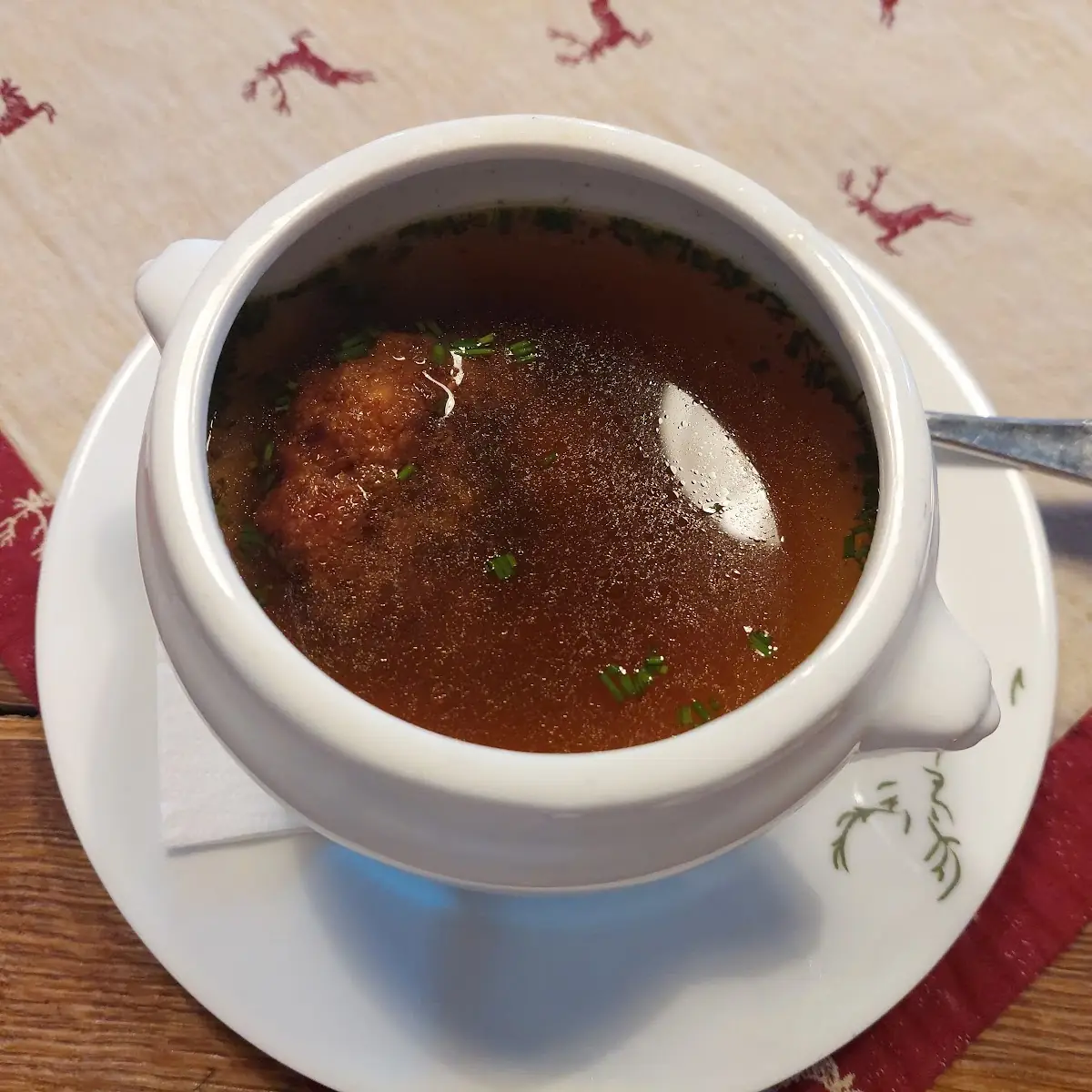 Kaspressknödelsuppe