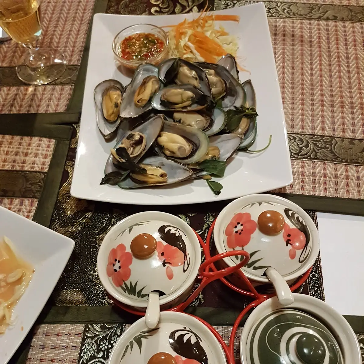 Grüne Muscheln