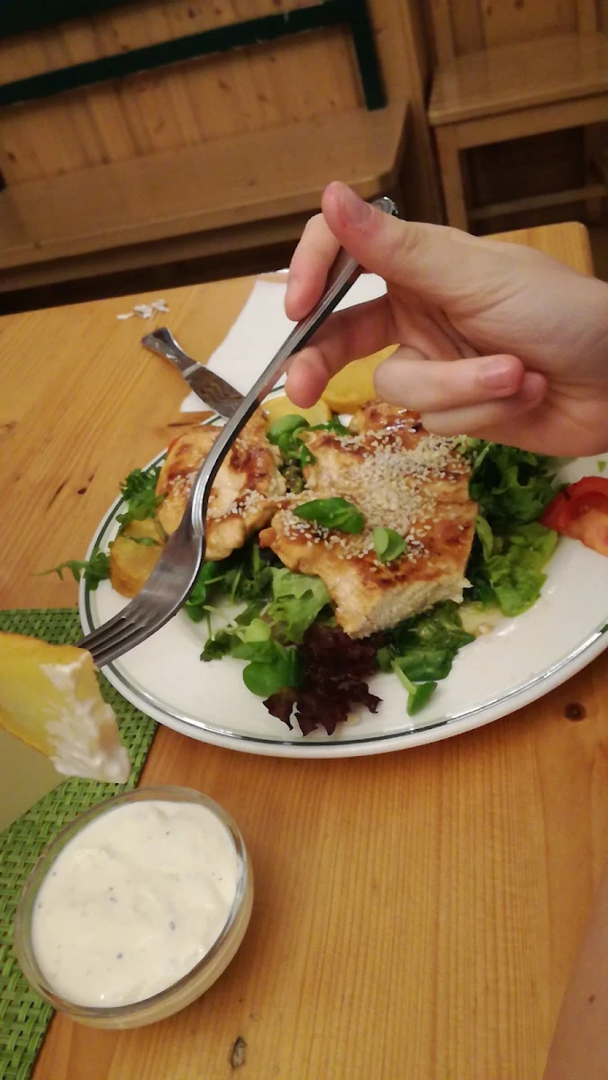 Backhendlsalat