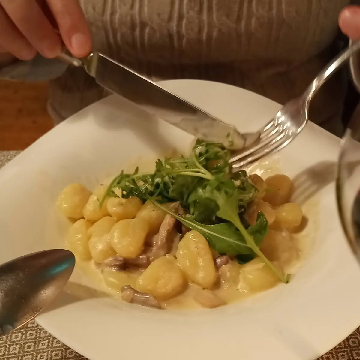 Gnocchi Mit Pilzen