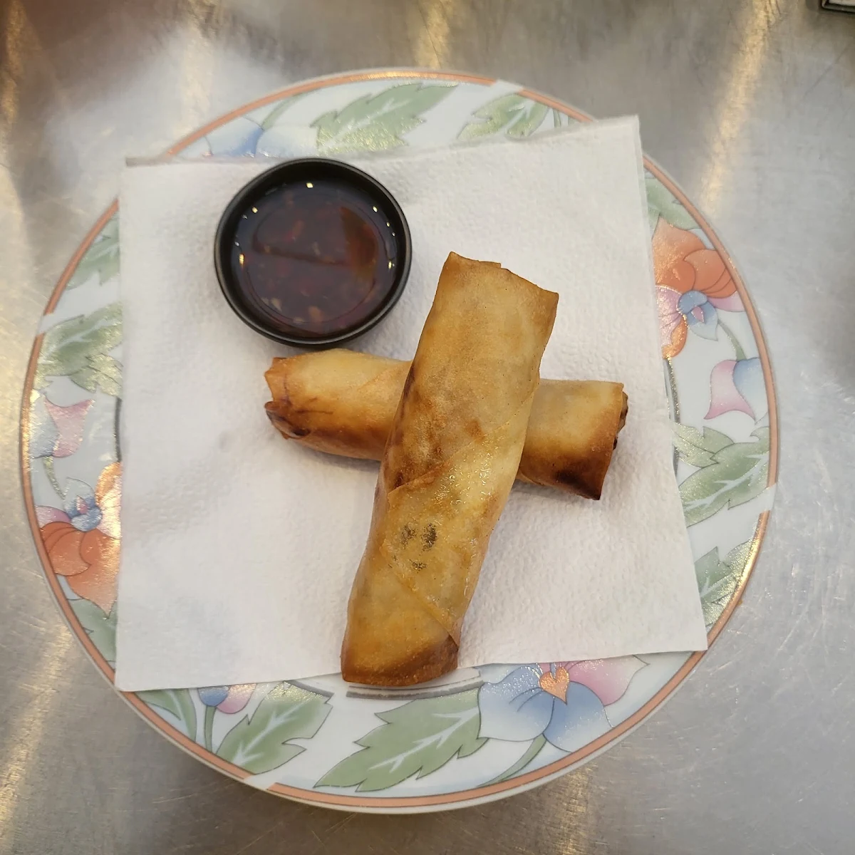 Vegetarische Frühlingsrolle