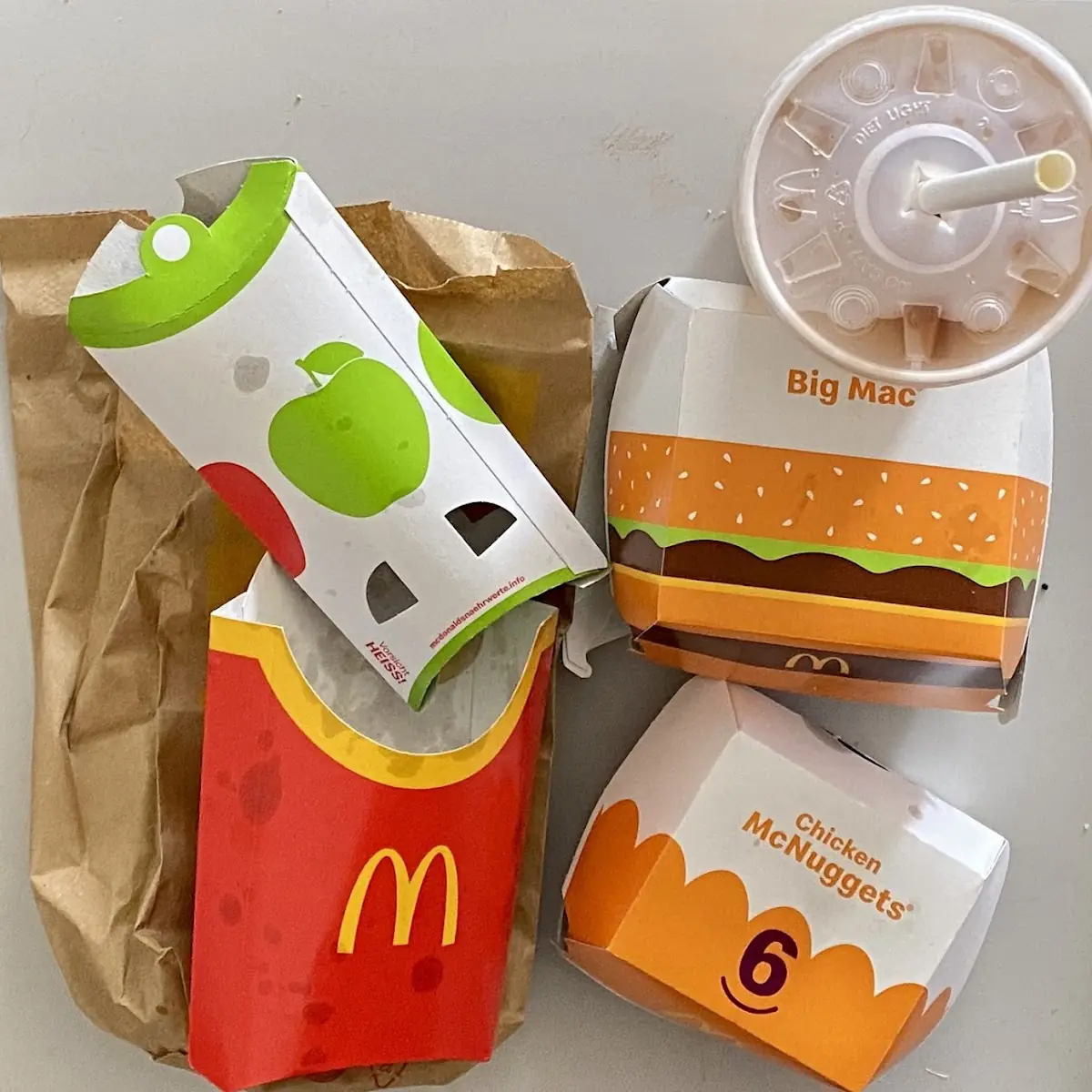 Big Mac Menü Mit Chicken Mcnuggets