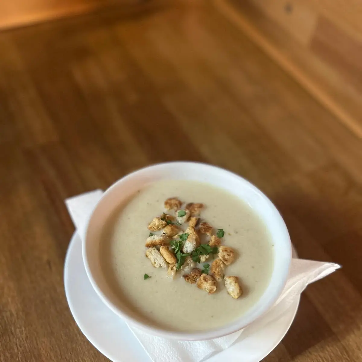 Knoblauchcremesuppe