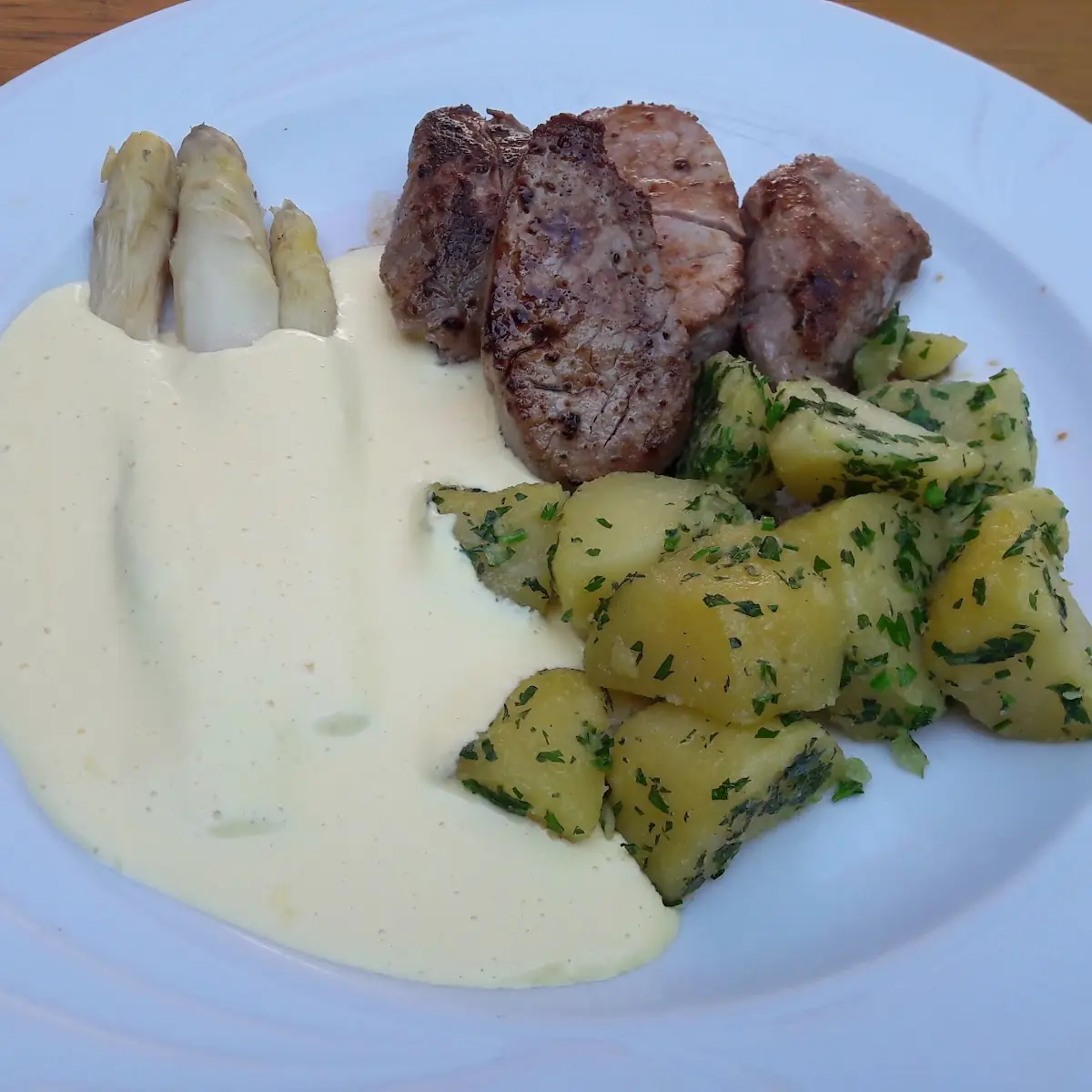 Schweinefilet Mit Spargel