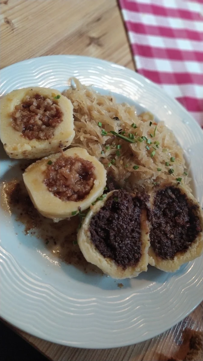 Grammel-blunzenknödel