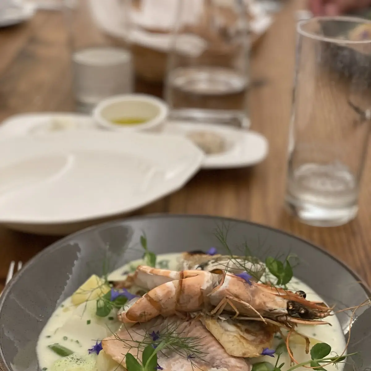 Fisch Mit Spargelragout