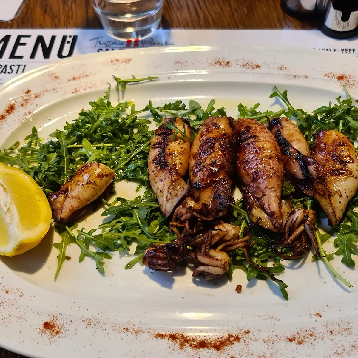 Gegrillte Calamari