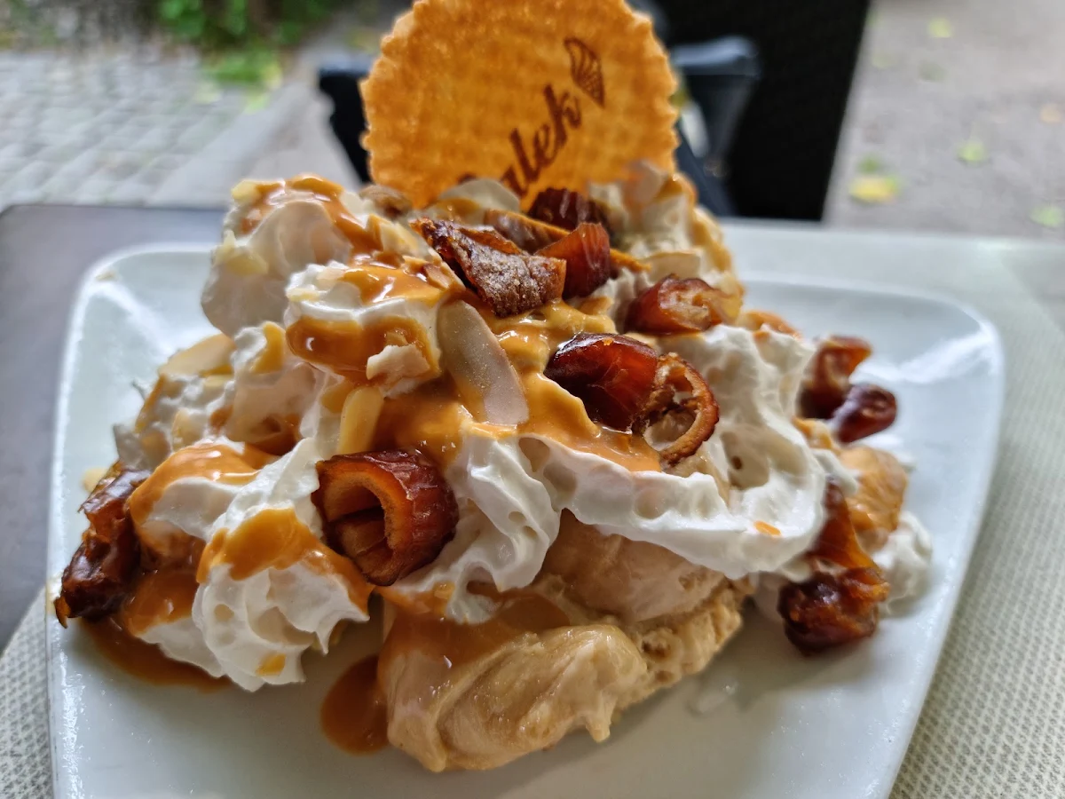 Veganes Eis Snickers Vanille Mit Datteln & Feigen