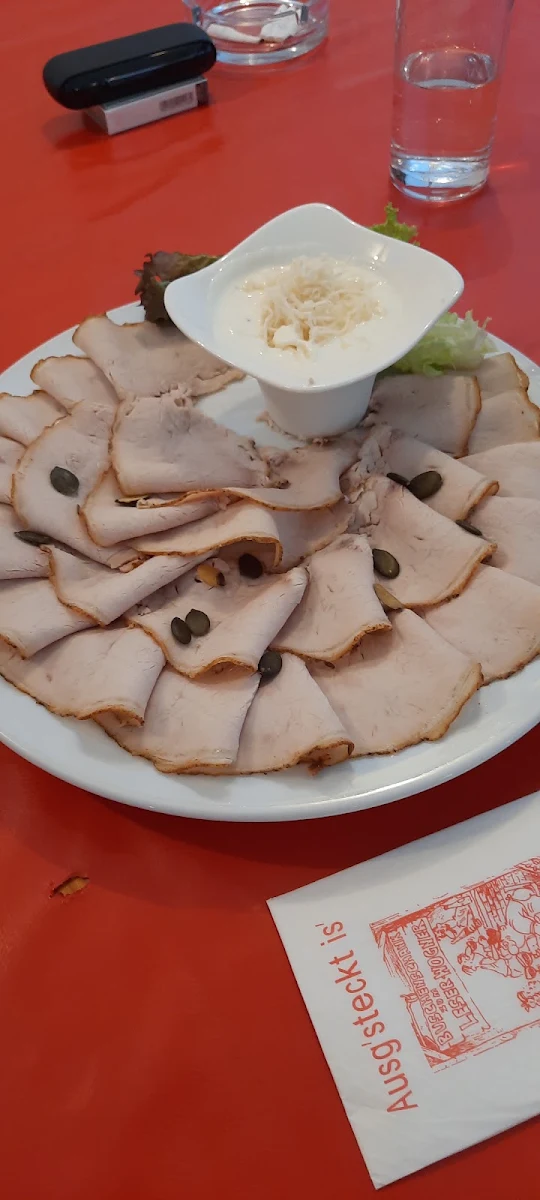 Schweinebraten Carpaccio