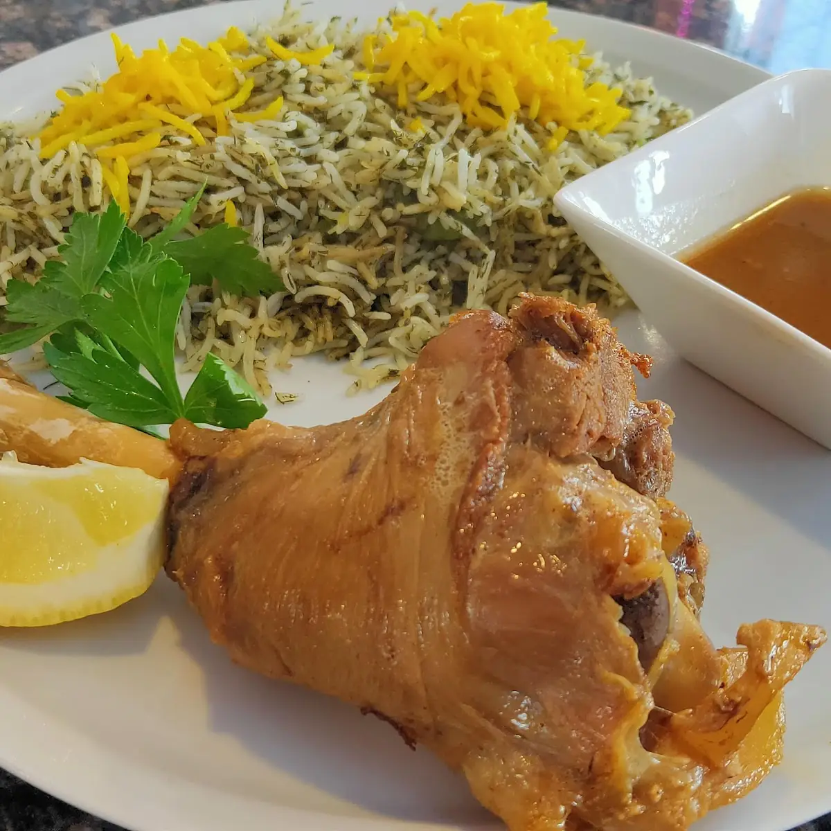 Duuh Ini Paha Kambing Sama Nasi Briyani