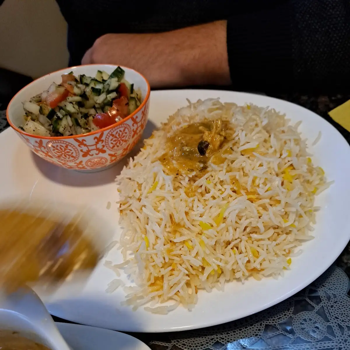 Rice and Salad
