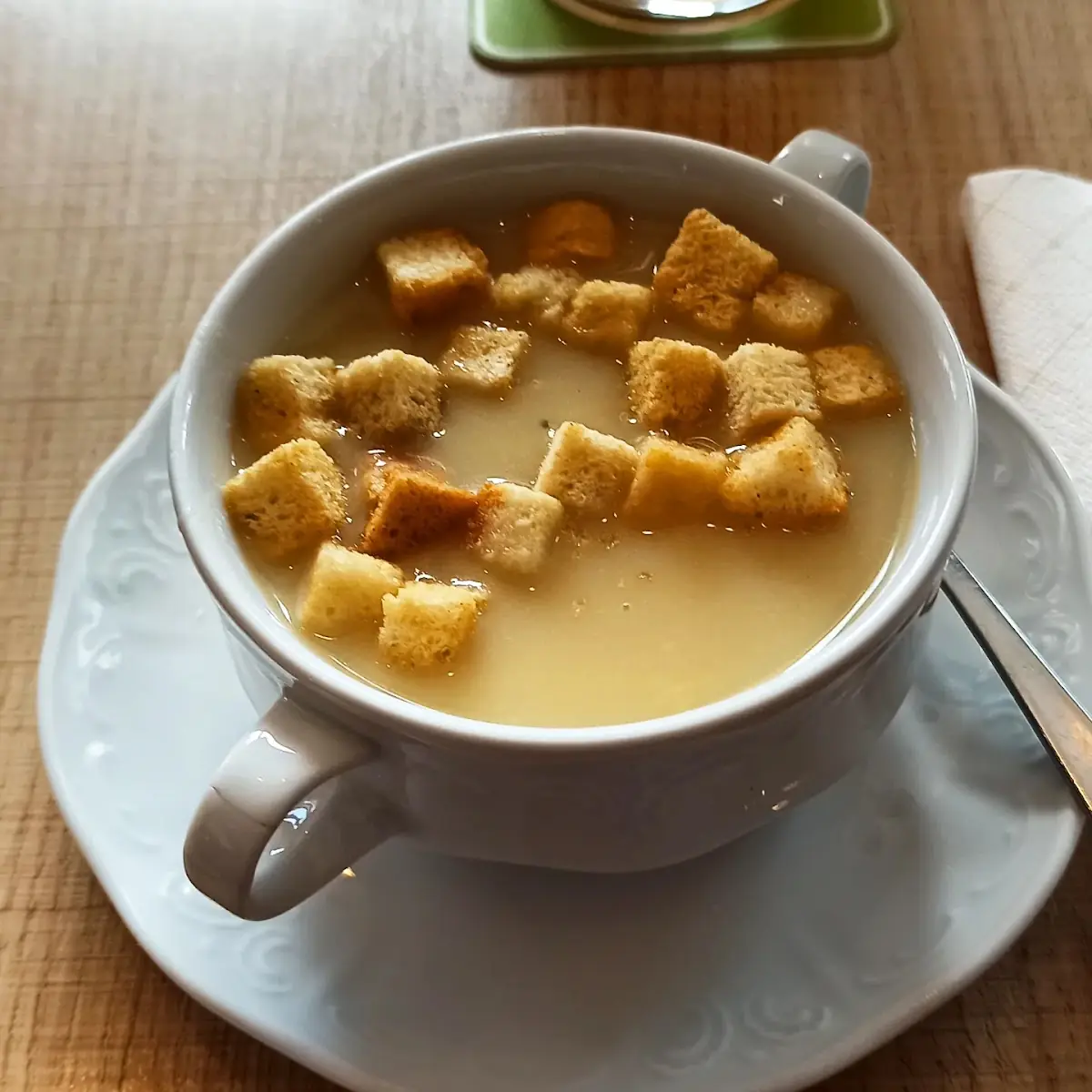 Knoblauchcremesuppe