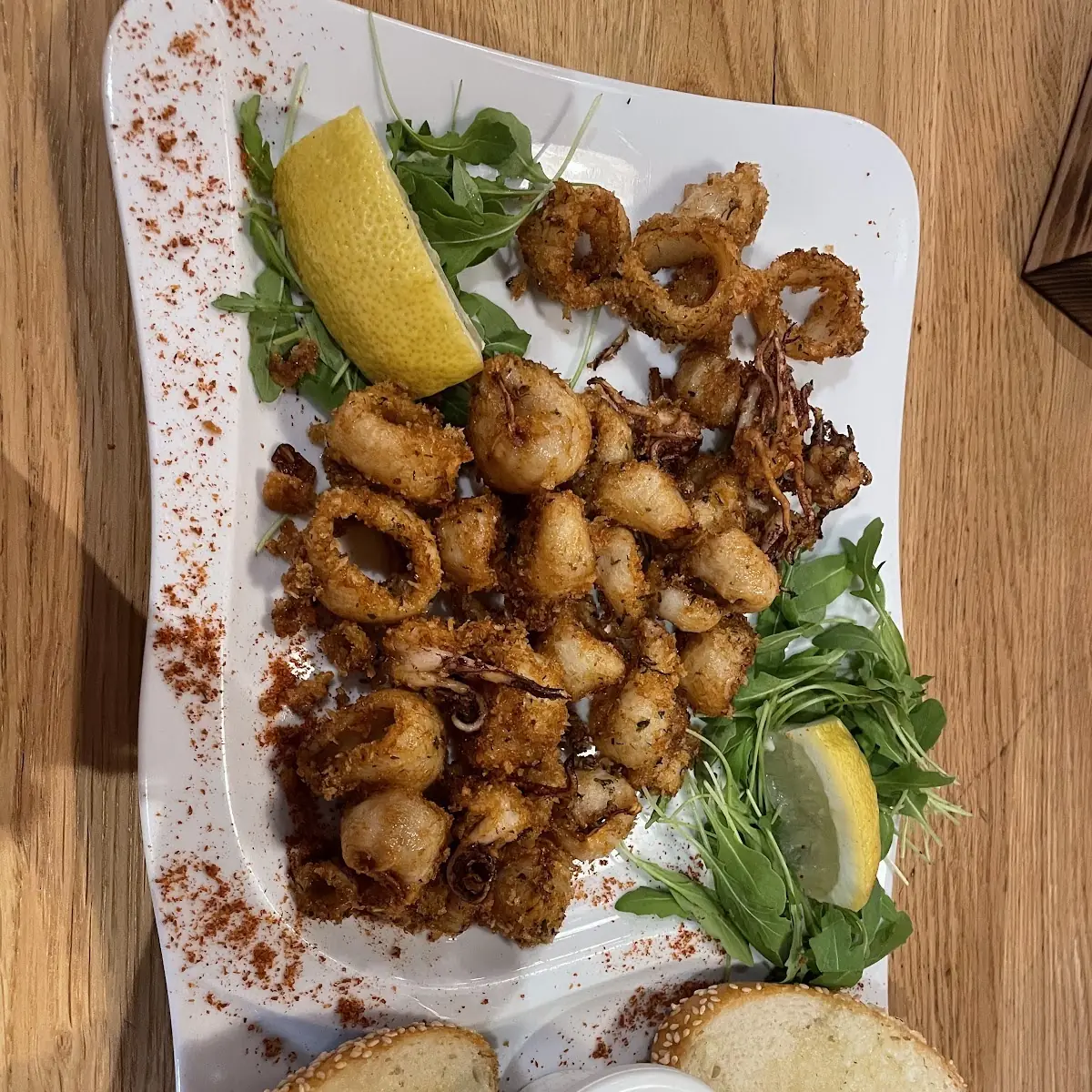 Gebackene Calamari