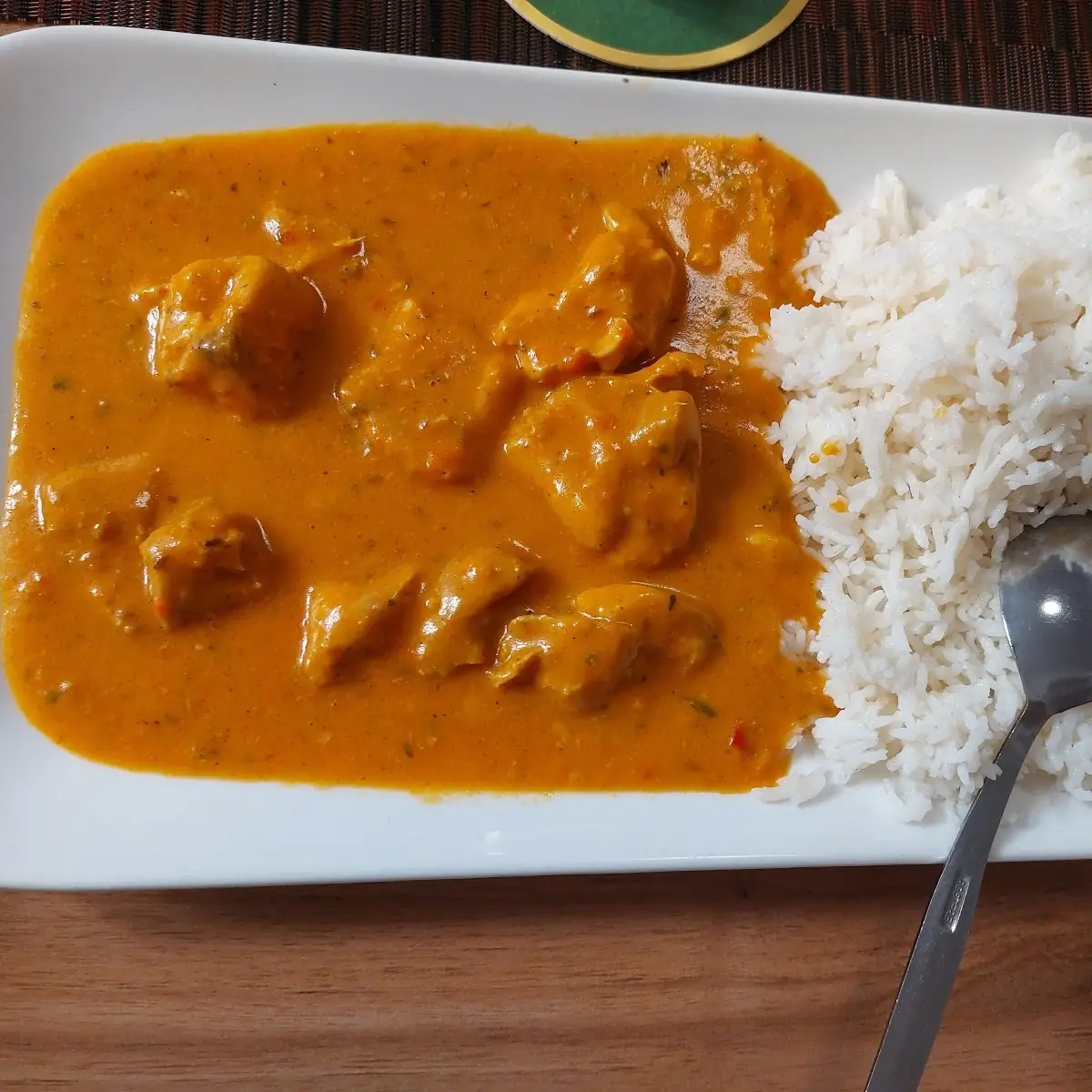Hühnercurry Mit Reis