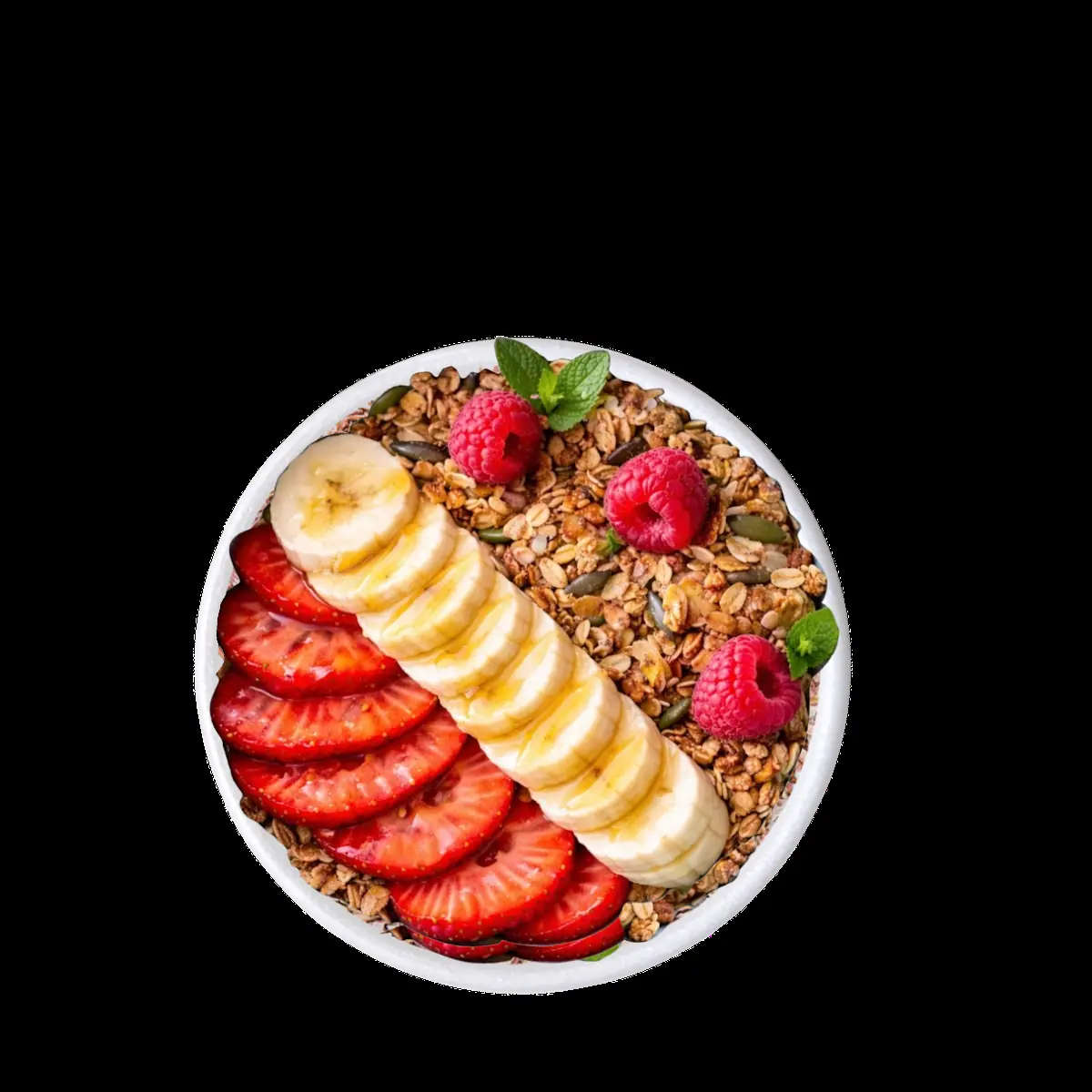 Hausgemachte Granola Bowl