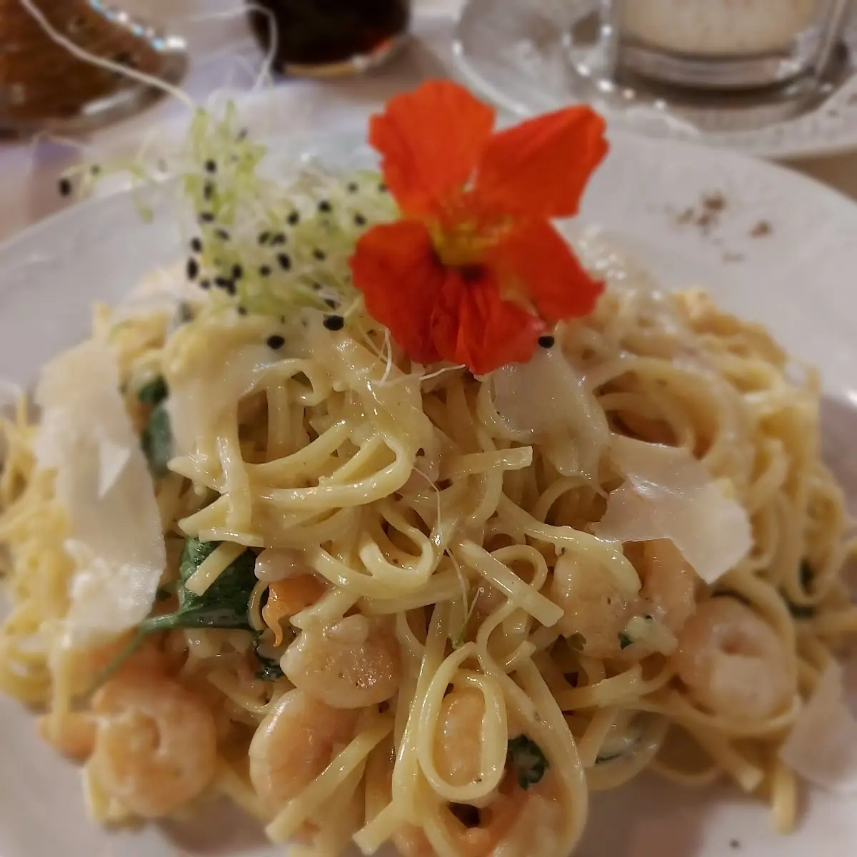Tagliatelle Mit Garnelen