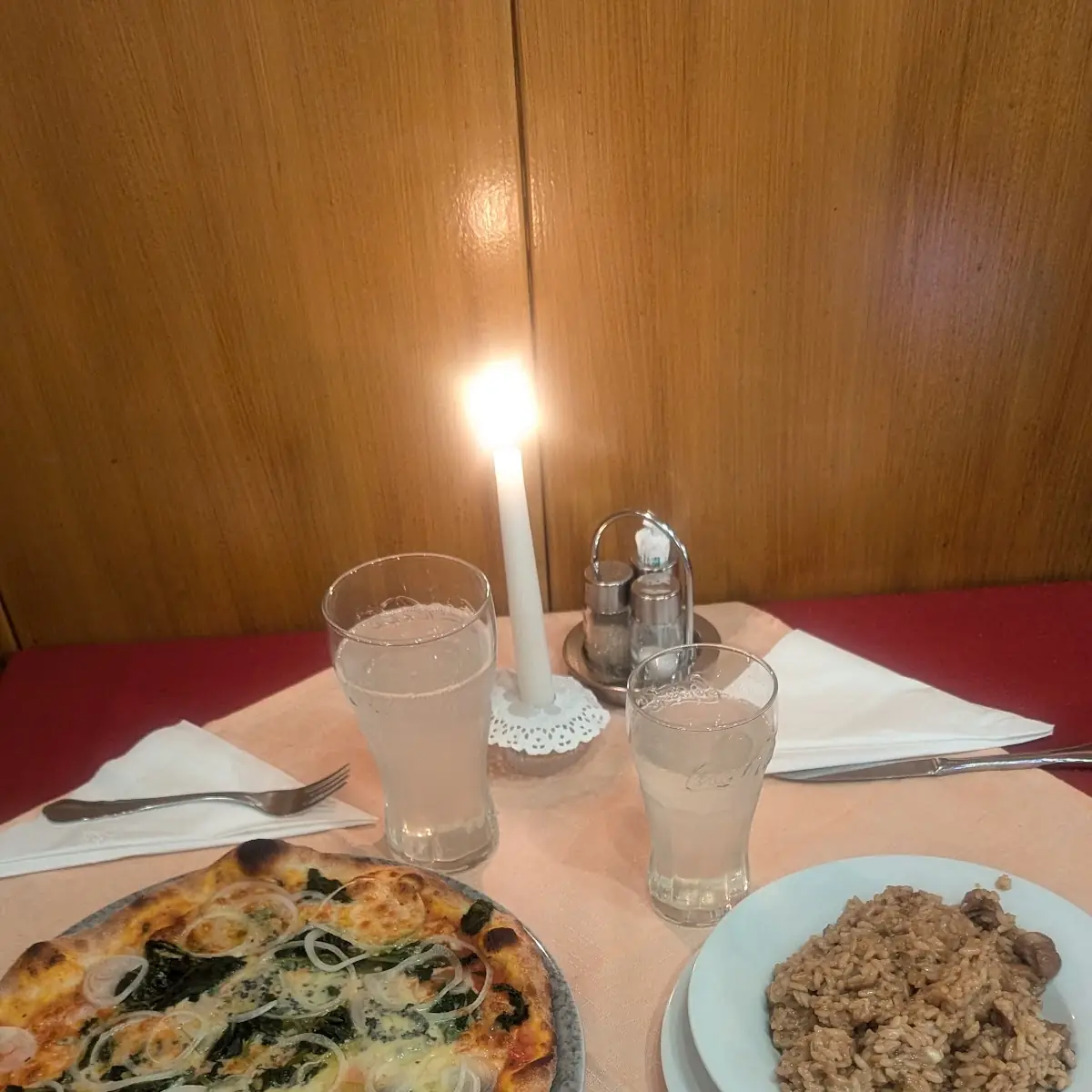 Pizza Leonardo Da Vinci Und Risotto Ai Porcini