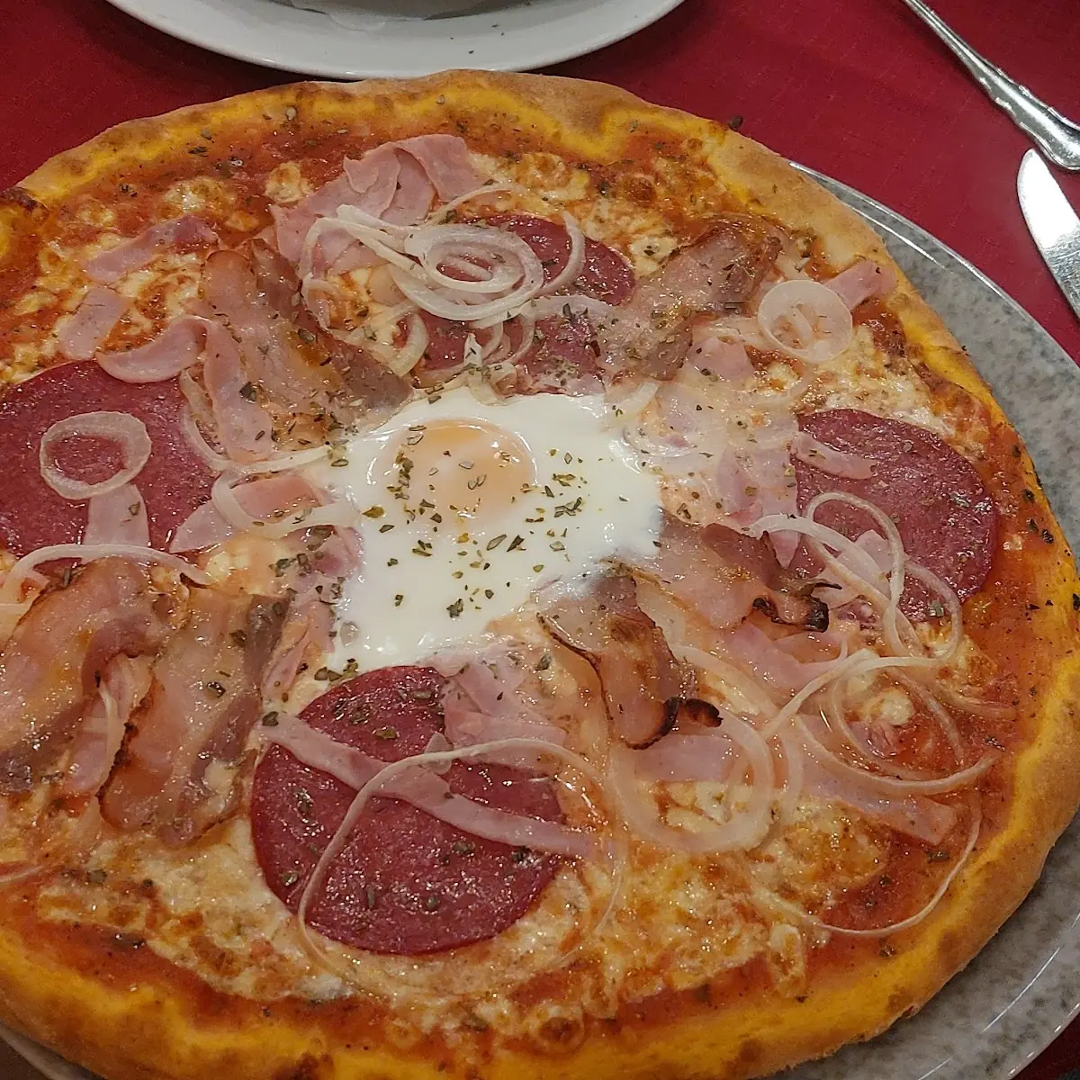 Pizza with a Fried Egg