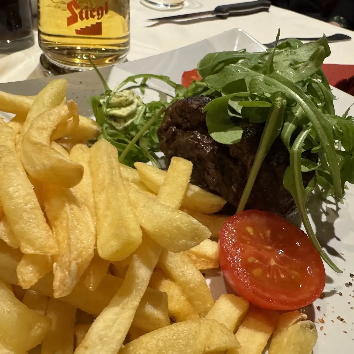 Filetsteak Mit Pommes Frites