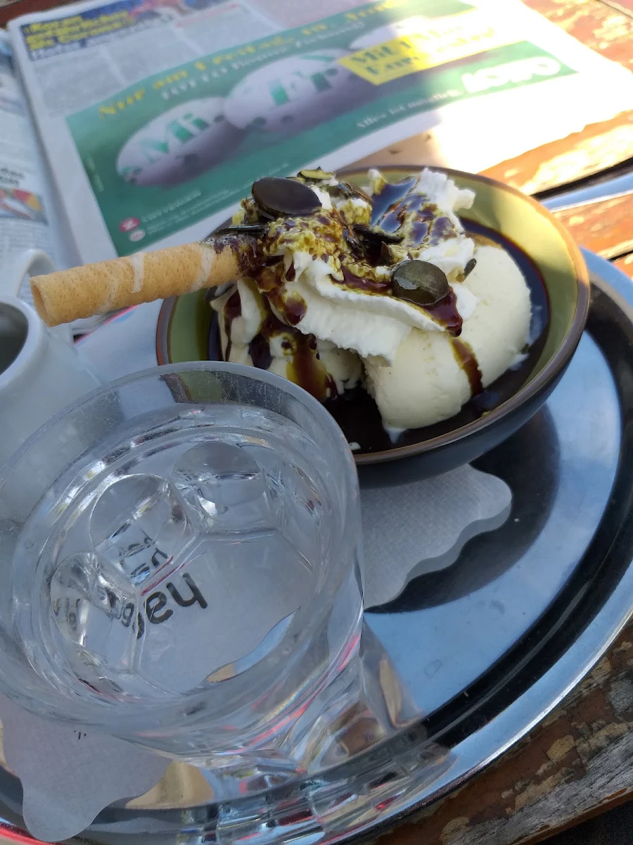 Eis Mit Kürbiskernöl