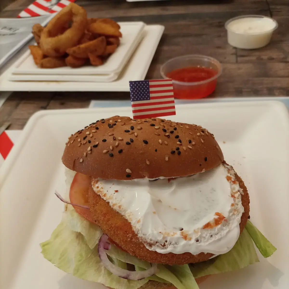 Cauliflower Potatoflakes Burger Vegan