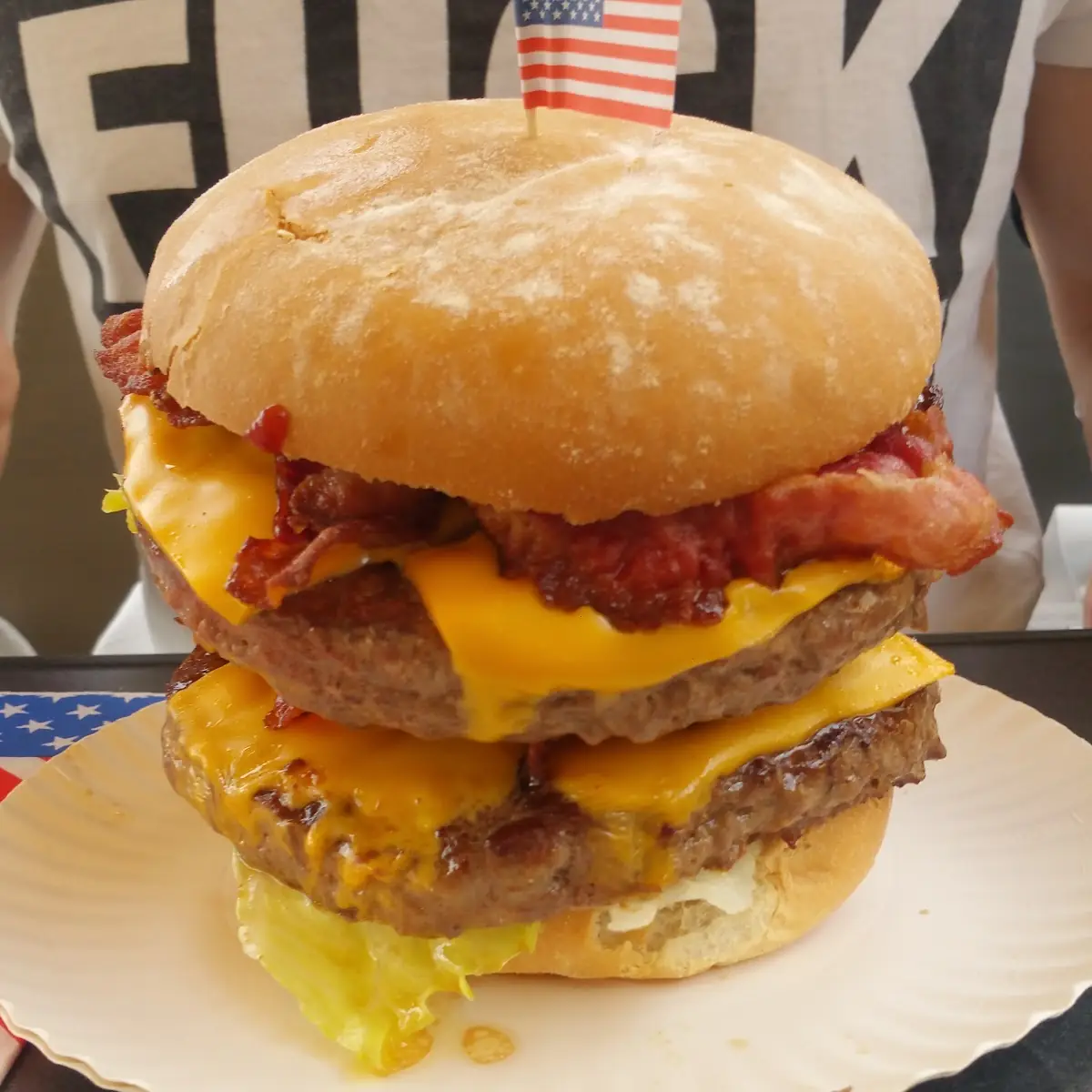 Tonys Special Twin Burger 1 1 2 Pounder