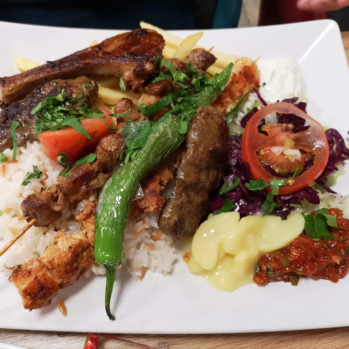 Mix Lahm Putenbrust Rindfleisch Mit Zwiebeln