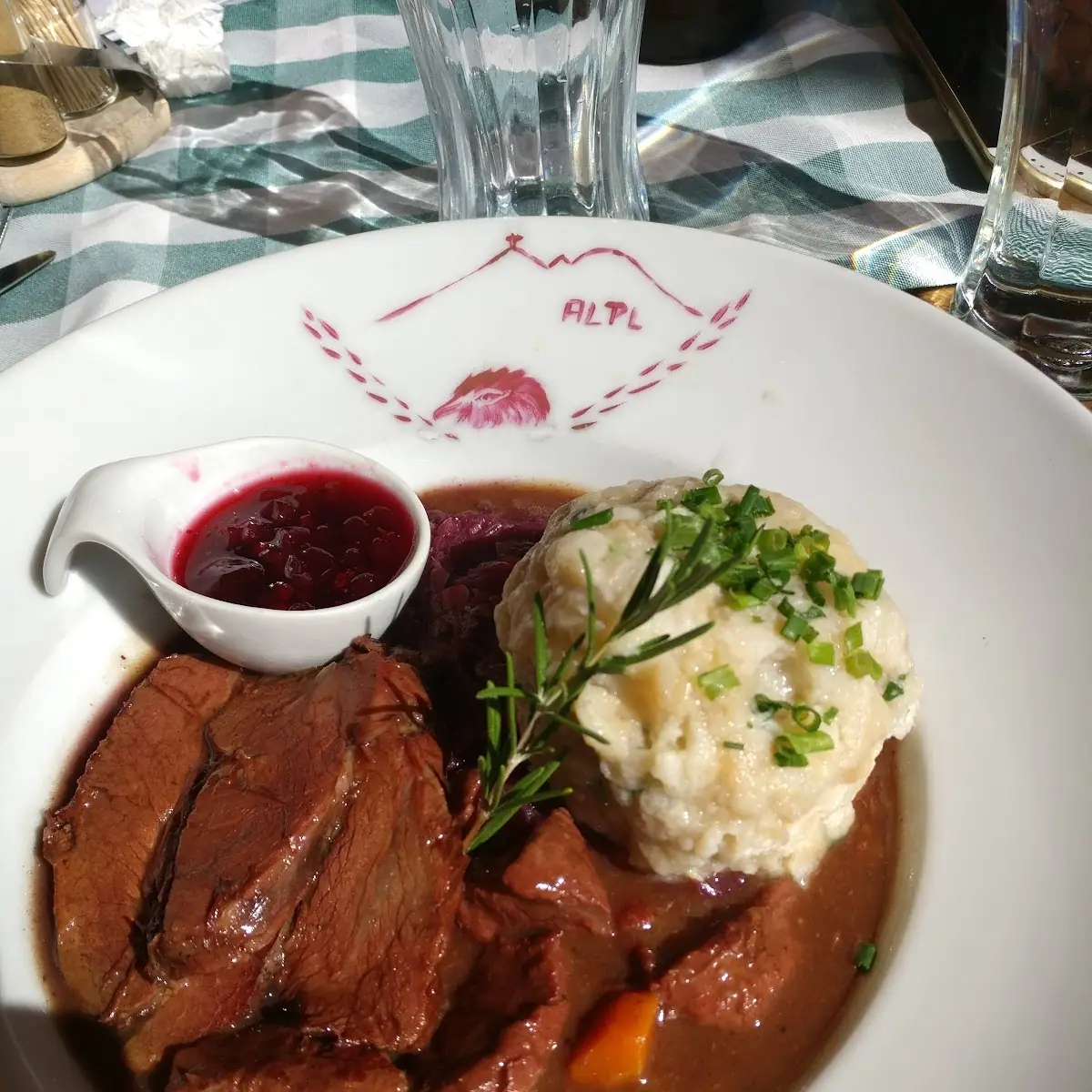 Hirschbraten -ragout