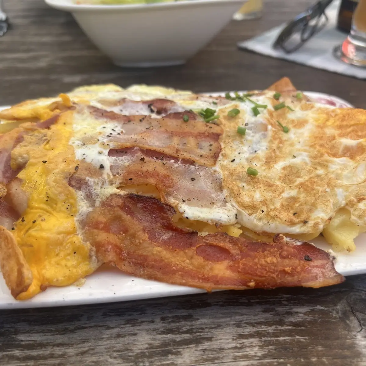 Rösti Mit Spiegelei Und Speck
