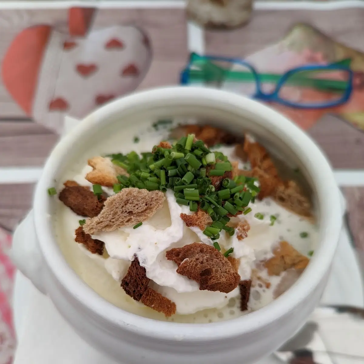Knoblauch Suppe Vom Feinsten Und Tolle Bedienung
