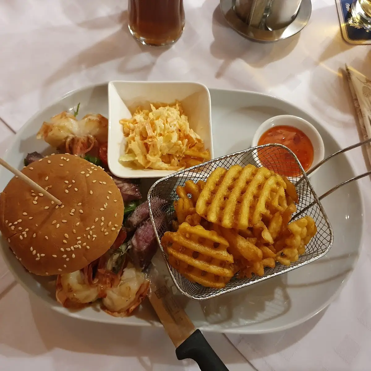 Surf And Turf Burger