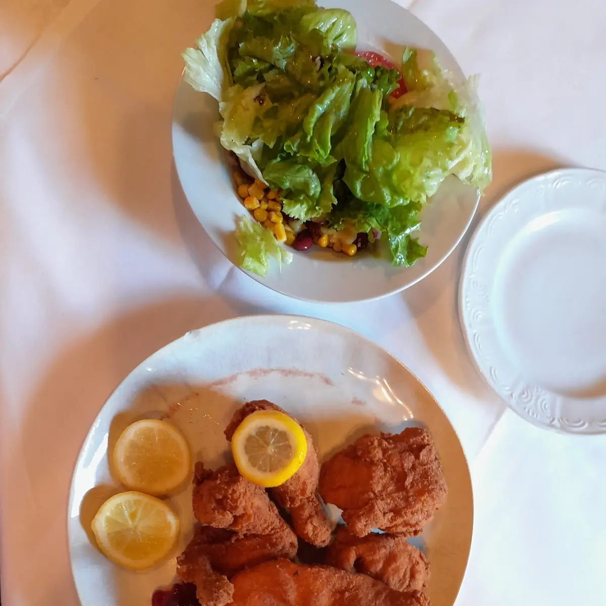 Backhendl Mit Gem Salat
