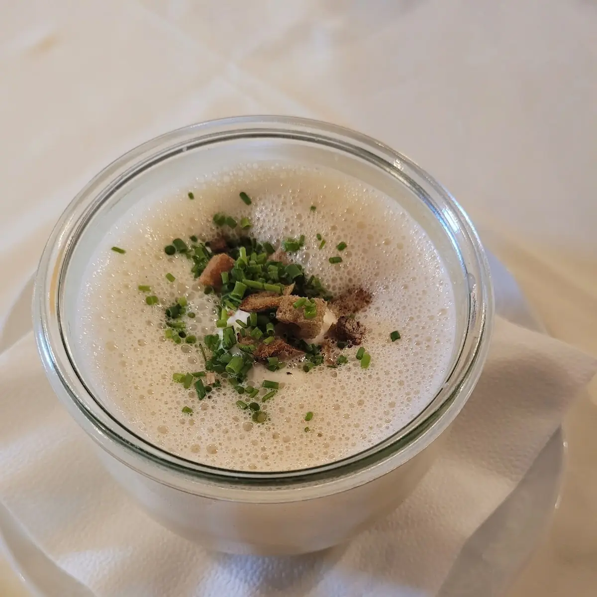 Knoblauchcremsuppe