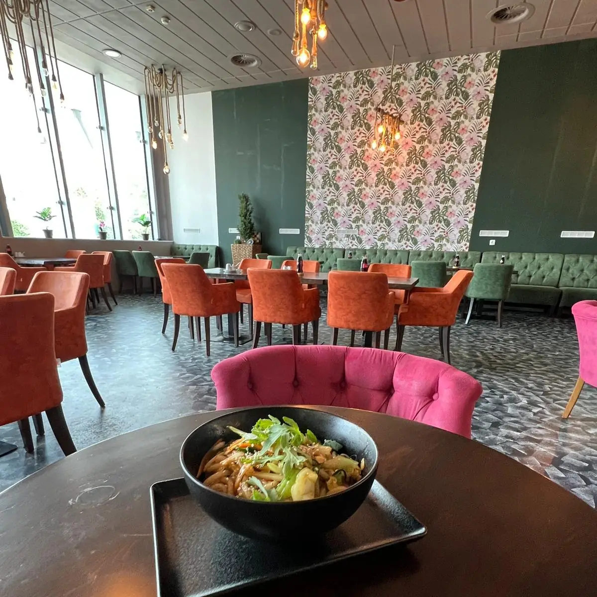 Gebratene Udon Nudel Mit Gemüse