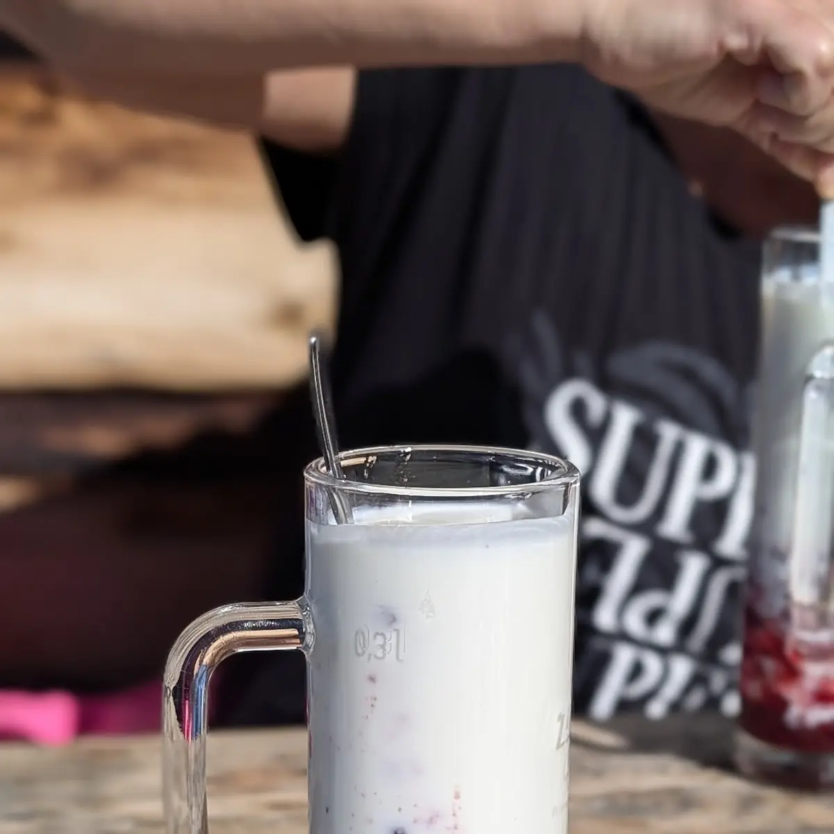 Buttermilch Mit Preiselbeeren