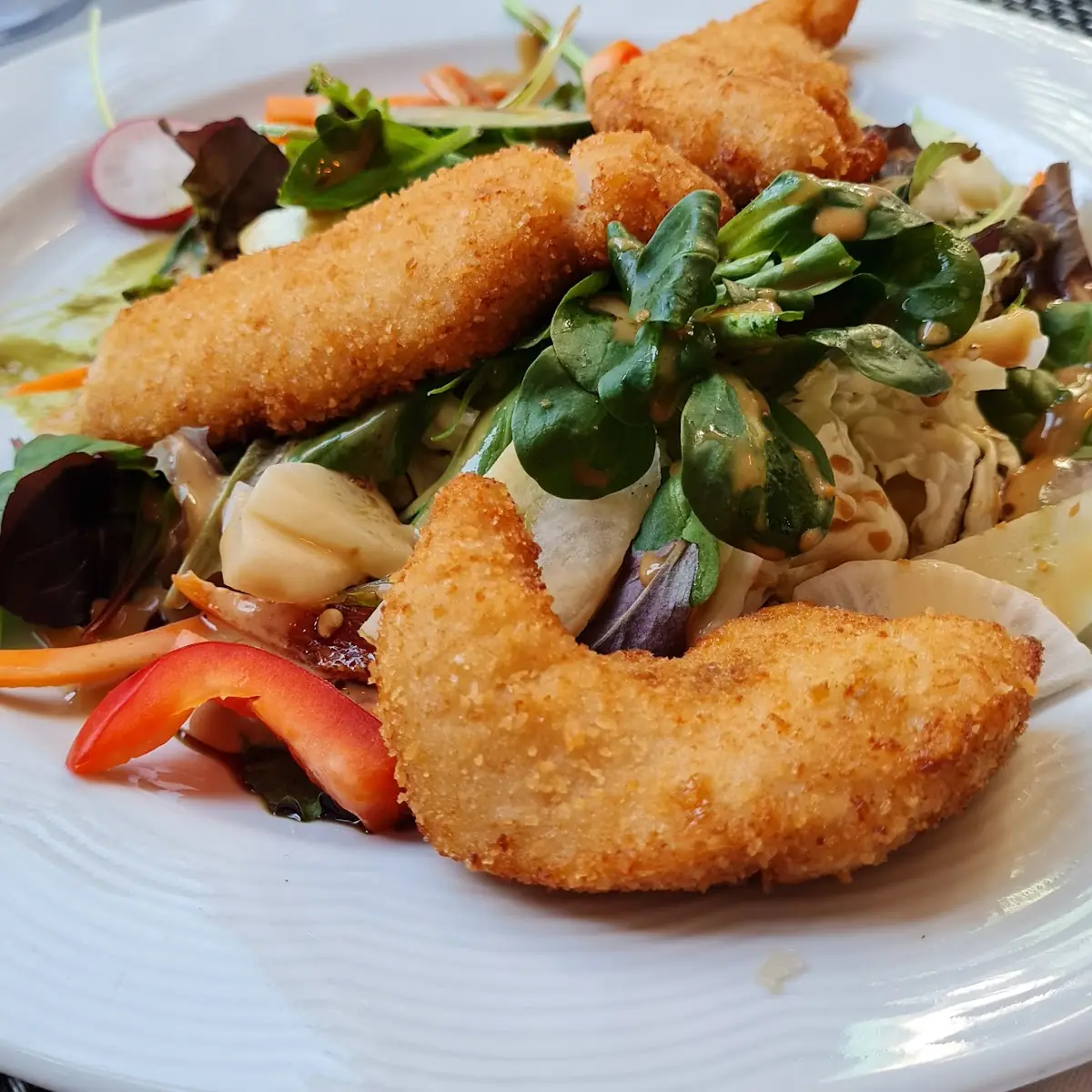 Backhendlsalat