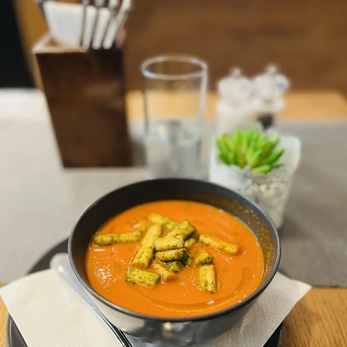 Tomatensuppe Mit Croûton