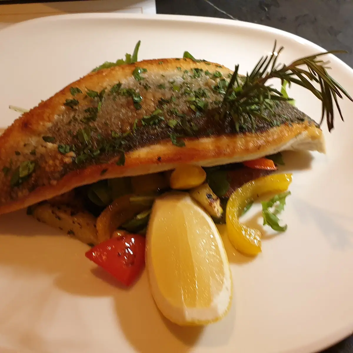 Filetto Di Branzino Alla Griglia