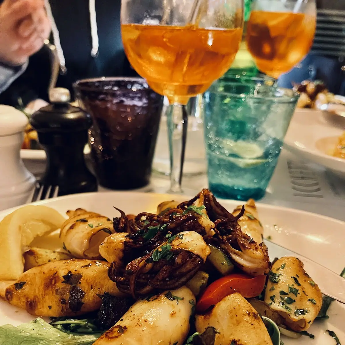 Gegrillter Tintenfisch