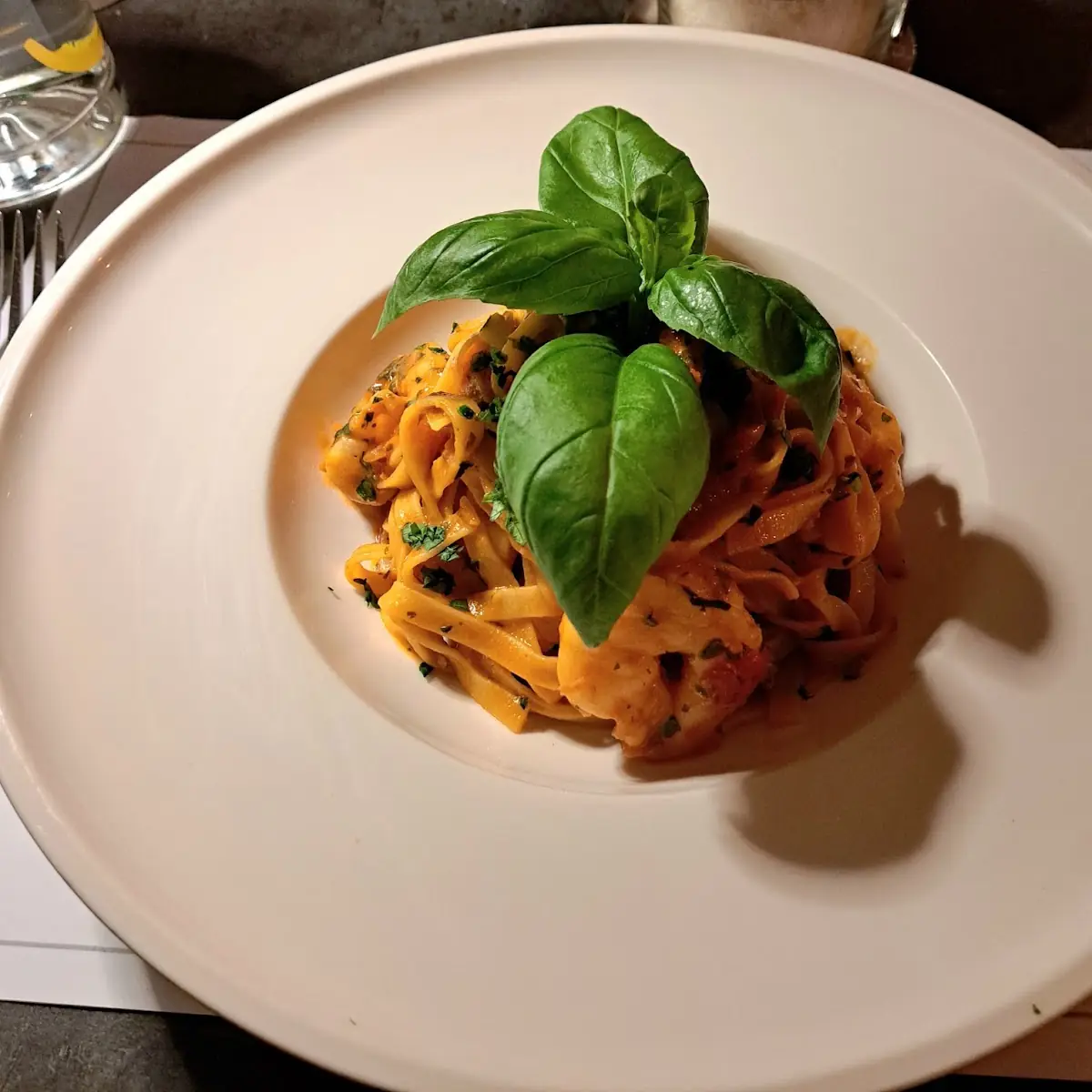 Tagliatelle Con Gamberoni