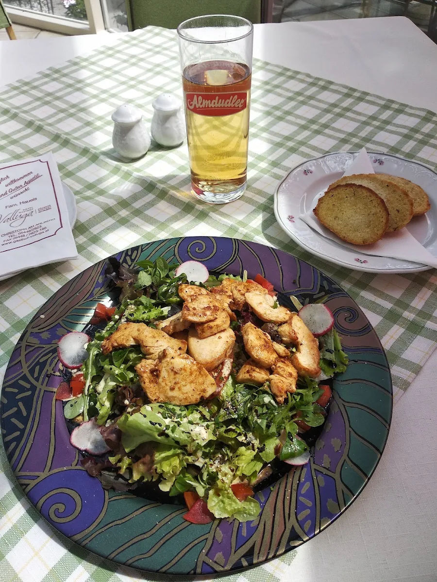 Putenstreifen Auf Blattsalat, Gasthof Valluga St. Christoph