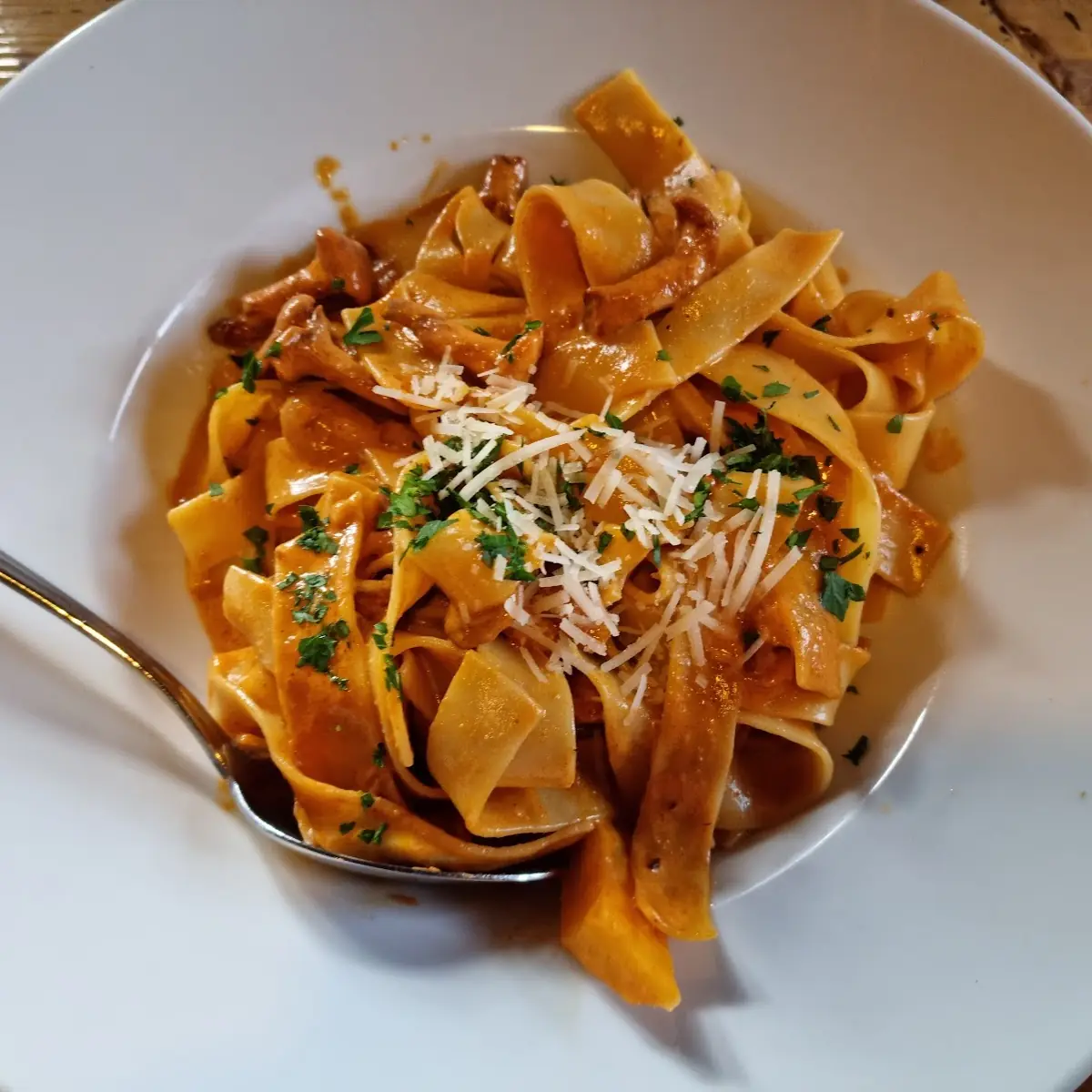 Pappardelle With Chanterelles