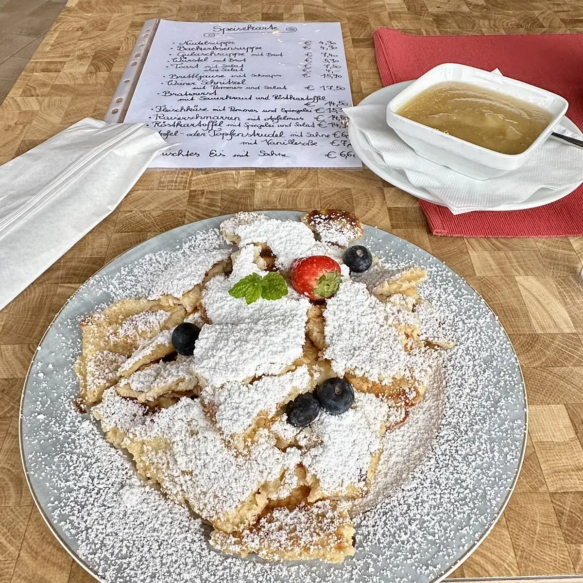 Kaiserschmarren Mir Apfelmus