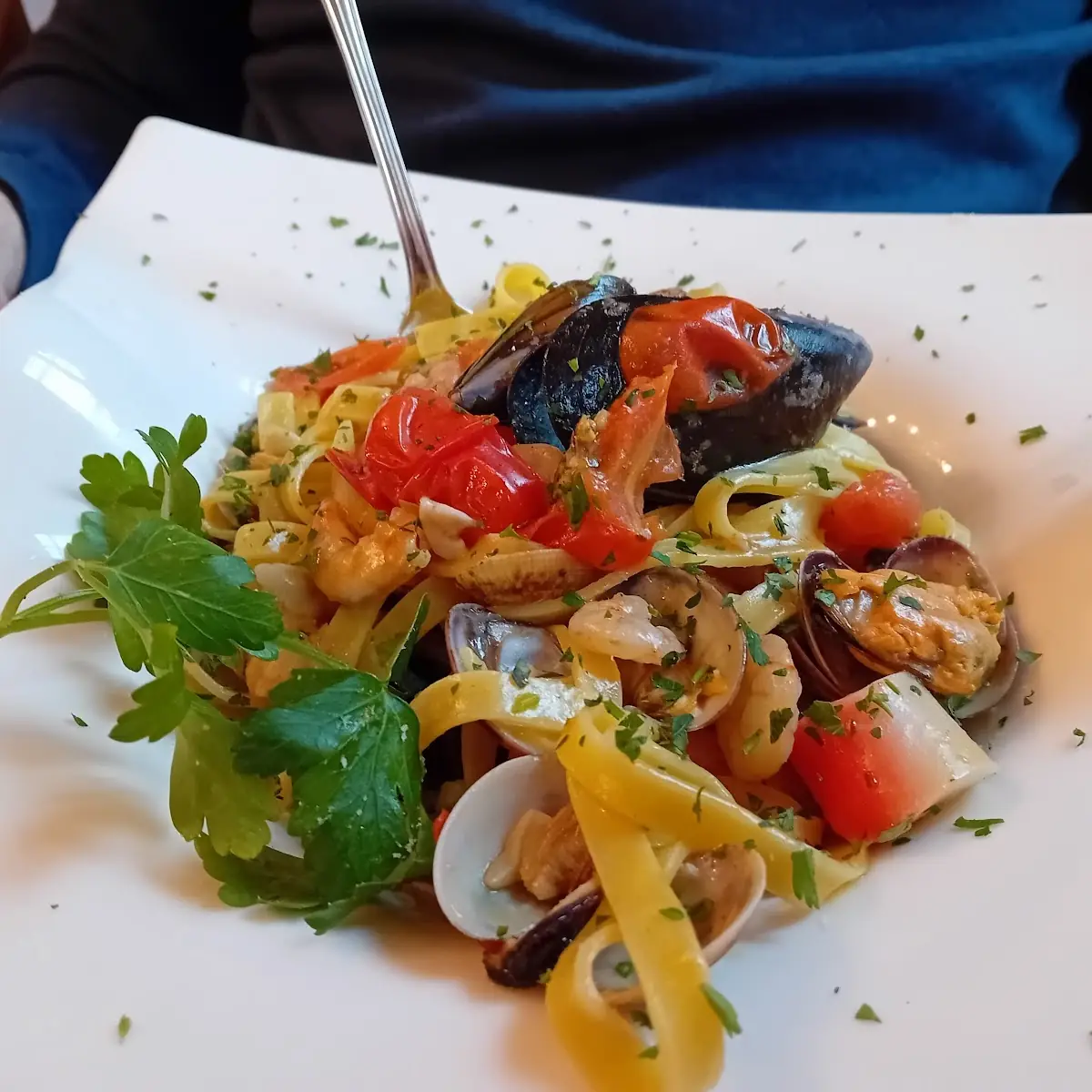 Pasta Mit Meeresfrüchten
