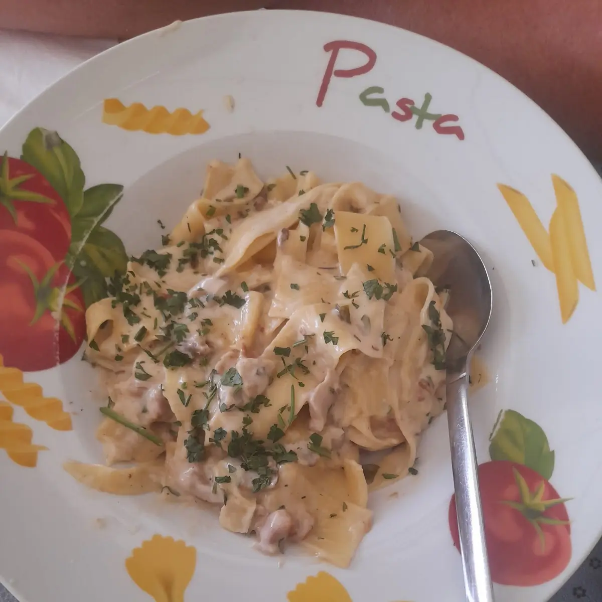 Bandnudeln Mit Pilzen