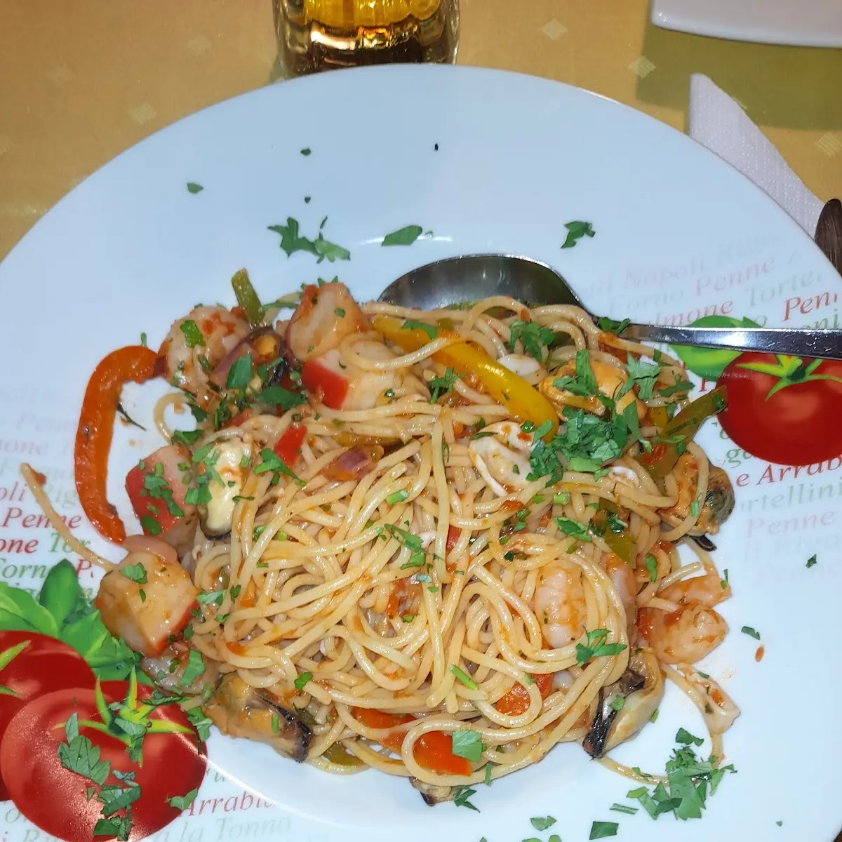 Spaghetti Mit Meeresfrüchten