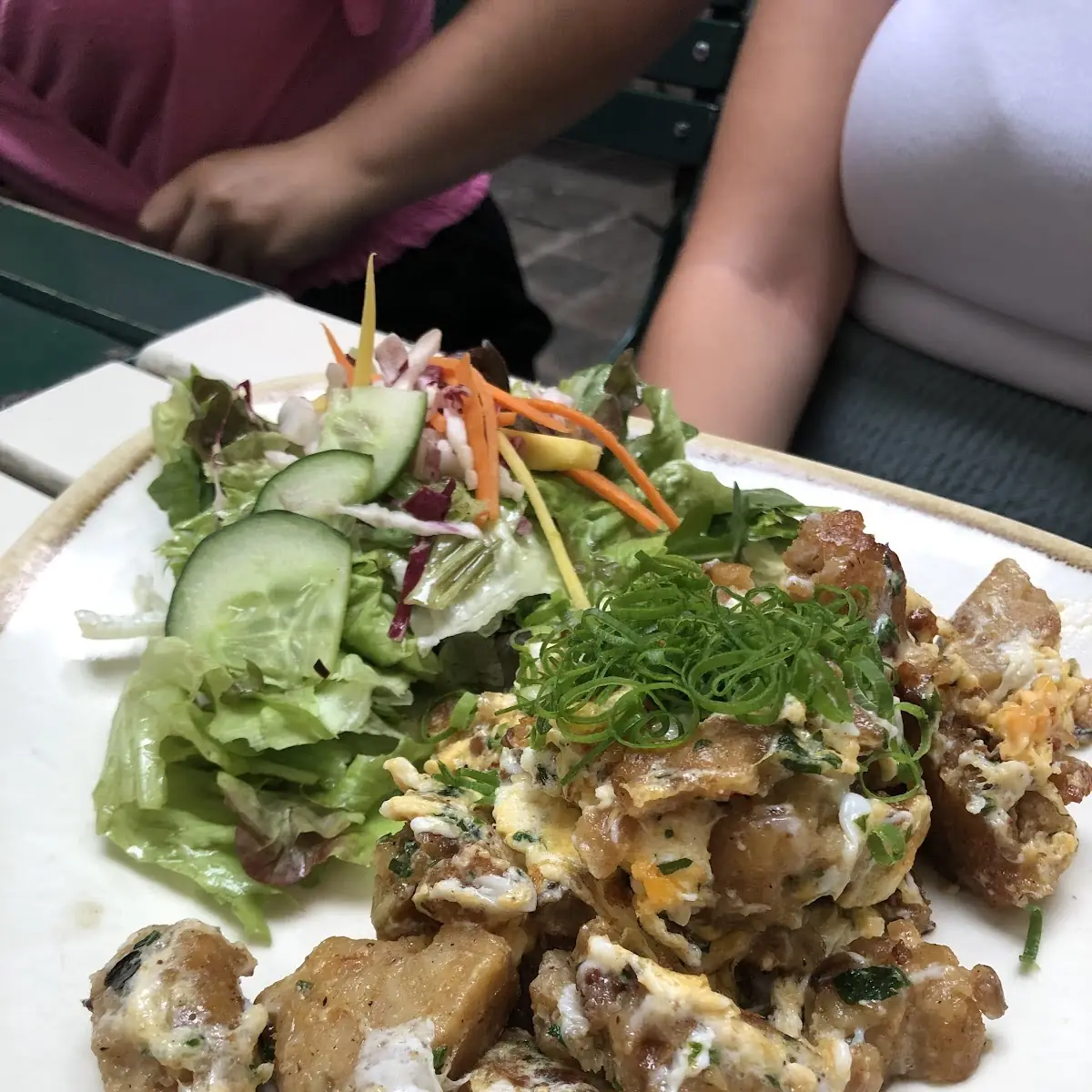 Geröstete Knödel Mit Ei