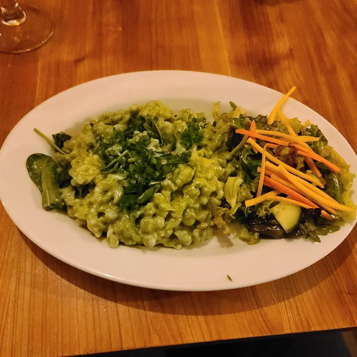 Spinatspätzle